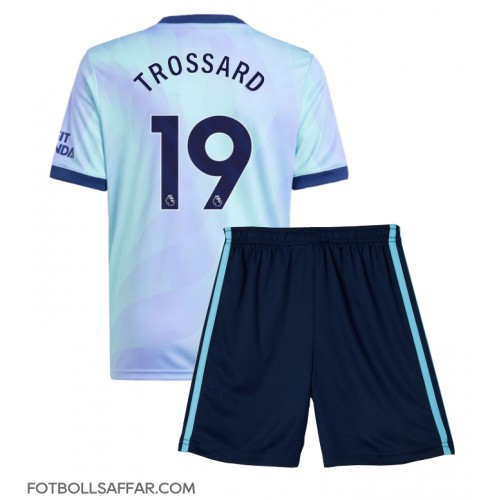 Arsenal Leandro Trossard #19 Tredje Dräkt Barn 2024-25 Kortärmad (+ Korta byxor)